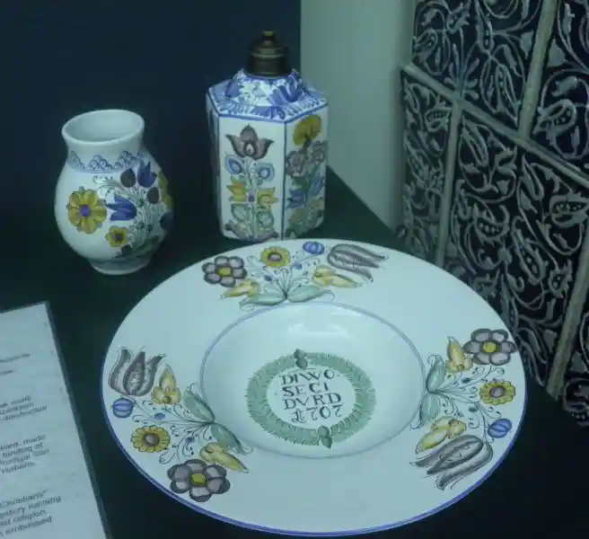 Embossed fragment of the body of a tankard, made in the late 16th century